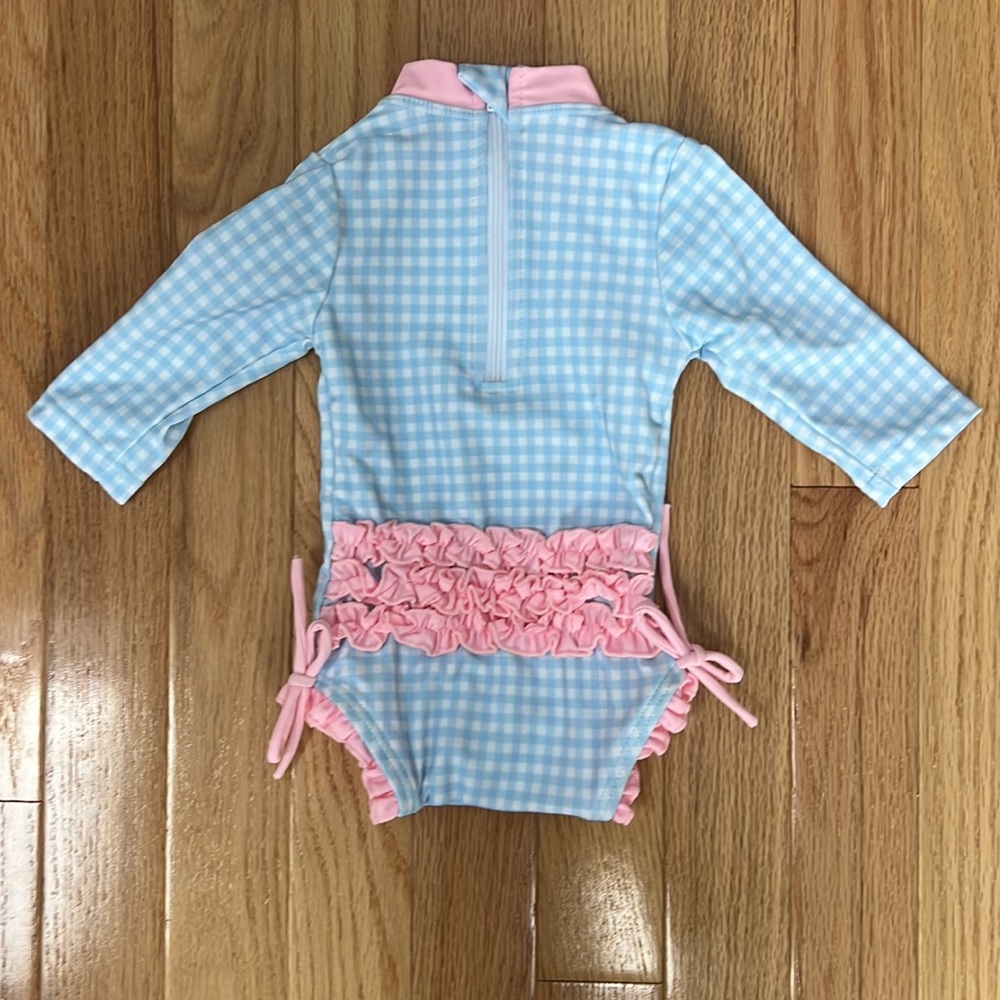 6M Stitchy Fish Rashguard - Picture 2 of 2